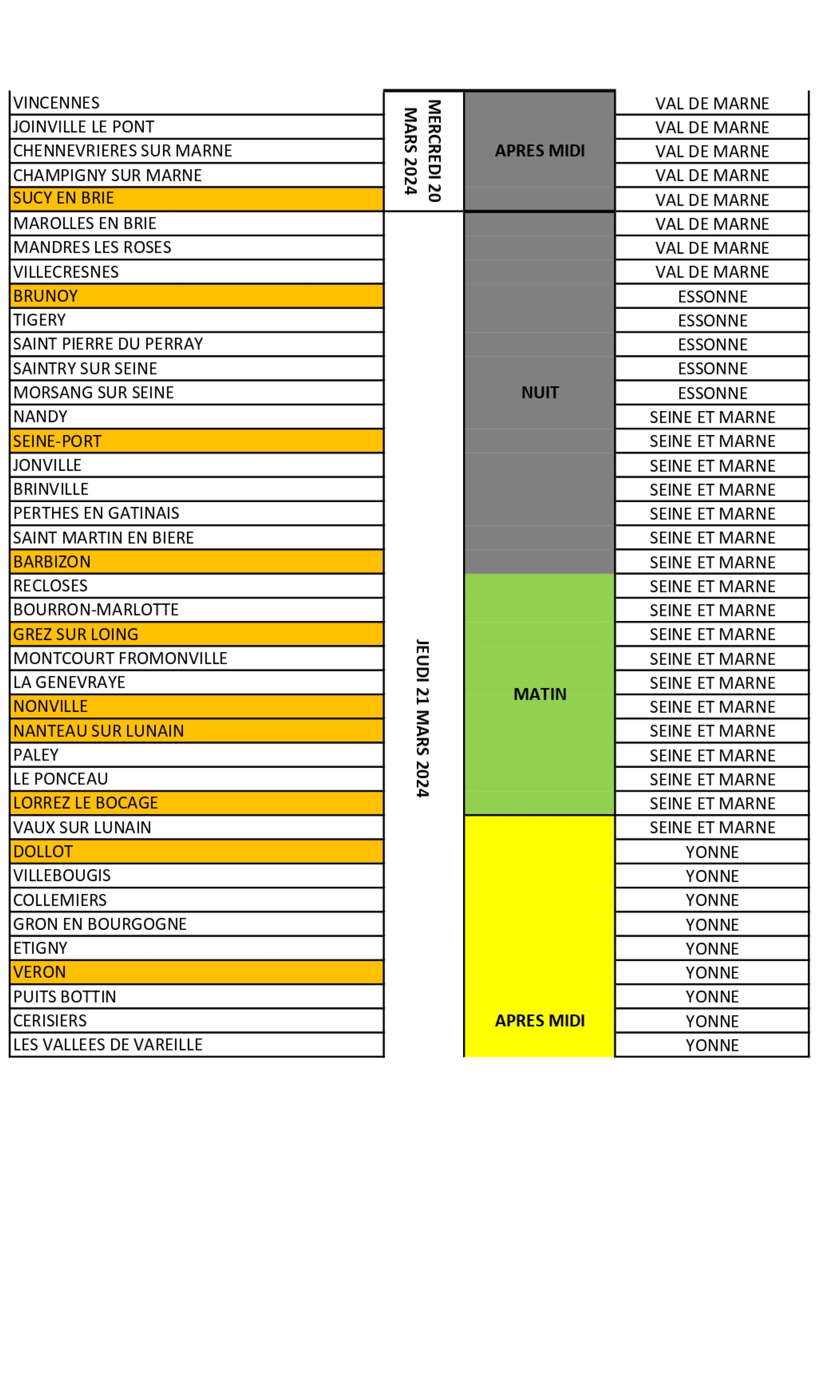 Plan des communes - CDC 2024 p1